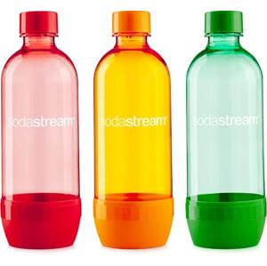 SodaStream Lahev JET TriPack 1l ORANGE/RED/GREEN