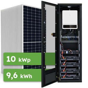 Ecoprodukt Hybrid GoodWe 10kWp 9,6kWh RACK 3-fáz předpřipravený solární systém
