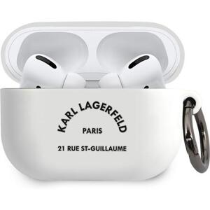 Karl Lagerfeld AirPods Pro cover Silicone RSG KLACAPSILRSGWH