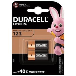 Duracell Ultra lithiová baterie CR123A 2 ks