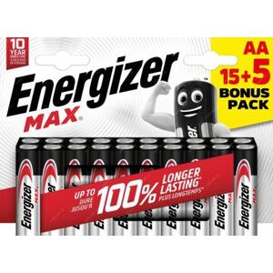 Energizer MAX - Tužka AA/15+5 zdarma