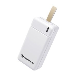 BeePower Powerbanka 30 000 mAh 2x USB + USB-C Barva: Bílá