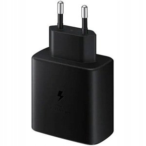SAMSUNG nabíječka + kabel USB-C/USB-C, 1,8 metru, rychlonabíjení, 45 W Barva: Černá