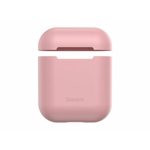 BASEUS silikonové pouzdro pro AirPods 2gen/1gen Barva: Růžová