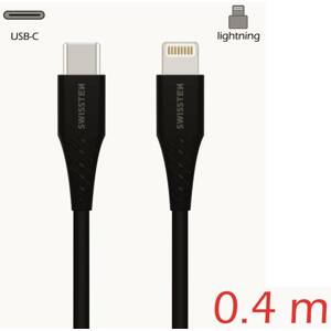 SWISSTEN nabíjecí kabel USB-C / Lightning, délka 0,4 m