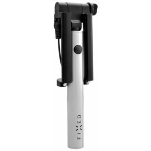 FIXED Snap mini kompaktní selfie stick , spoušť přes 3,5mm jack, stříbrný
