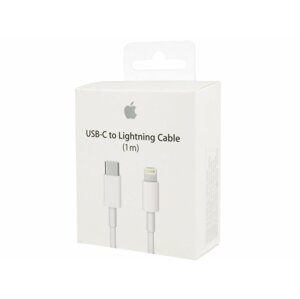 Apple USB kabel s konektorem Lightning 1m MD818ZM/A Balení: Poškozené balení (krabička je poničena - produkt je v pořádku)
