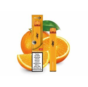 VENIX-X jednorázová elektronická cigareta s nikotinem Příchuť: Pomeranč