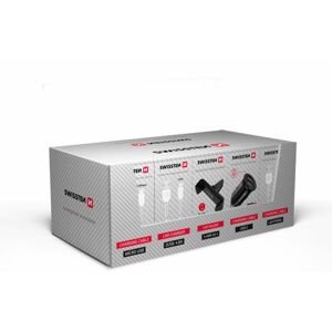 SWISSTEN set samoprodavač (5x kabel MicroUSB, 5x USB-C, 5x Lightning, 5x CL 2 USB 4,8A, 5x držák S-Grip AV-1