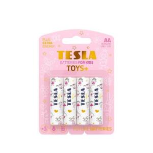 TESLA TOYS+ GIRL alkalická baterie AA (LR06, tužková, blister) 4 ks