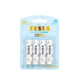 TESLA TOYS+ BOY alkalická baterie AA (LR06, tužková, blister) 4 ks