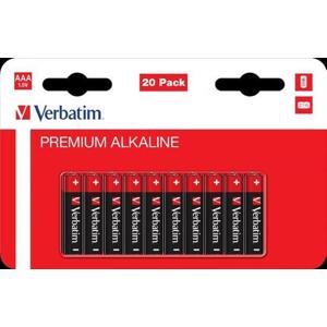 VERBATIM  AAA Alkalická Baterie 20 Pack / LR03