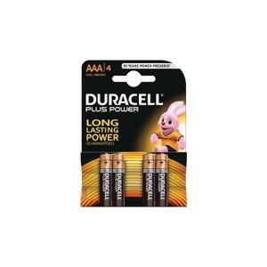 Duracell MN2400B4 Duracell Plus AAA 4 Pack