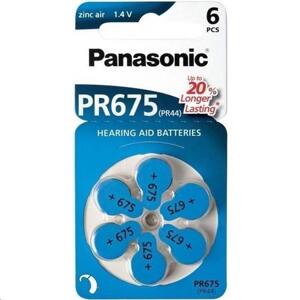 Panasonic baterie do naslouchadel 6ks PR675(44H)/6LB