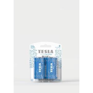 TESLA BLUE+ Zinc Carbon baterie D (R20, velký monočlánek, blister) 2 ks