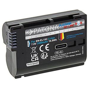 PATONA baterie pro foto Nikon EN-EL15C 2250mAh Li-Ion Platinum USB-C nabíjení