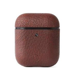 Decoded puzdro AirCase 2 pre Apple Airpods 1&2 - Brown