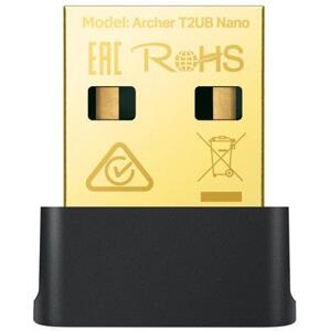 USB klient TP-Link Archer T2UB Nano AC 600 adaptér, 2,4/5GHz, Bluetooth 4.2, USB 2.0, Archer T2UB Nano