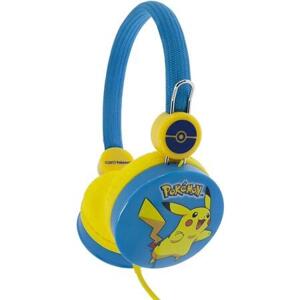 OTL dětská náhlavní sluchátka s motivem Pokémon Pikachu modré