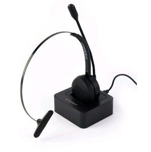 Sluchátka Gembird BTHS-M-01, vhodné pro call centra, mikrofon, Bluetooth, černé