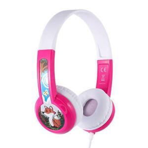Drátová sluchátka pro děti Buddyphones DiscoverFun (růžová)