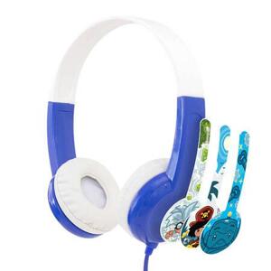 Drátová sluchátka pro děti Buddyphones Discover (modrá)