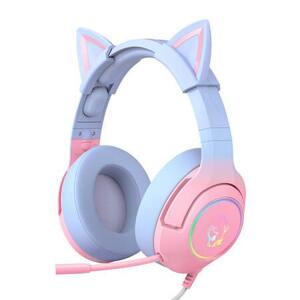 Herní sluchátka ONIKUMA K9 růžové / modré