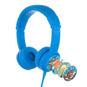 Drátová sluchátka pro děti Buddyphones Explore Plus (modrá)