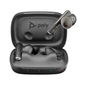 Poly bluetooth headset Voyager Free 60 MS Teams, BT700 USB-A adaptér, nabíjecí pouzdro, černá