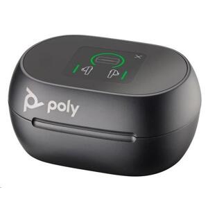 Poly bluetooth headset Voyager Free 60+, BT700 USB-A adaptér, dotykové nabíjecí pouzdro, černá