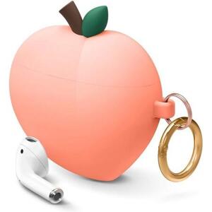 Elago Airpods Peach Silicone Case - Peach