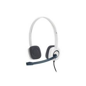Logitech Headset Stereo H150/ drátová sluchátka + mikrofon/ 3,5 mm jack/ kokosová bílá