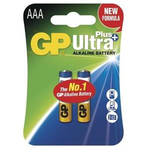 GP alkalická baterie 1,5V AAA (LR03) Ultra Plus 2ks blistr
