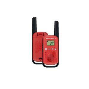 Motorola TLKR T42 vysílačka   2 ks, dosah až 4 km, červená