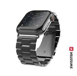 SWISSTEN řemínek pro Apple Watch kovový, šířka 38-40 mm Barva: Černá