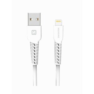 SWISSTEN datový kabel USB / Lightning, délka 1 m Barva: Bílá