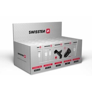 SWISSTEN set samoprodavač (5x CL 2 USB 4,8 A, 5x držák S-Grip AV-1, 5x kabel micro USB, 5x USB-C, 5x Lightning)